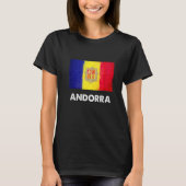 Andorra Flag  Andorran  1 Tシャツ (正面)