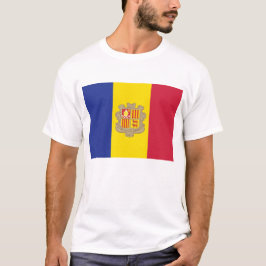 Andorra Flag T-Shirt, Patriotic T-Shirts, Tシャツ