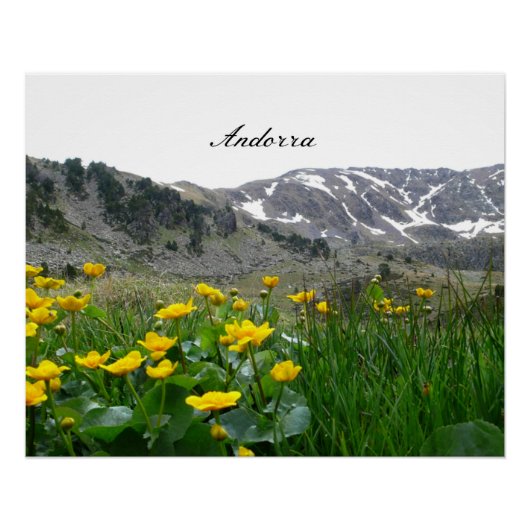 Andorra landscape ポスター (正面)