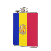 Andorran Flag & travel Andorra /sportsファン フラスク (左)
