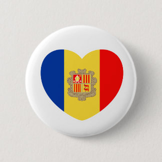 Andorran heart - For real Andorrans! 缶バッジ