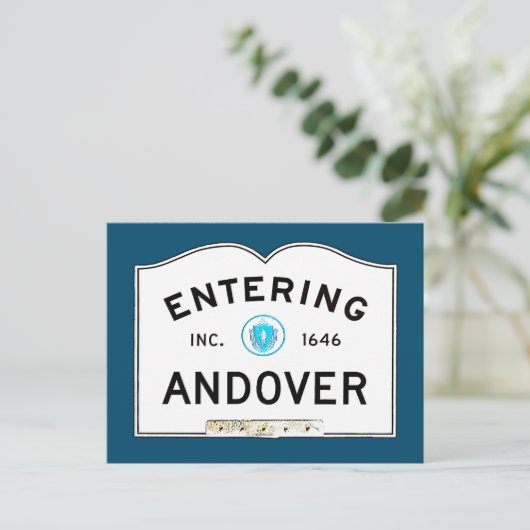 Andoverに入る ポストカード (スタンド正面)