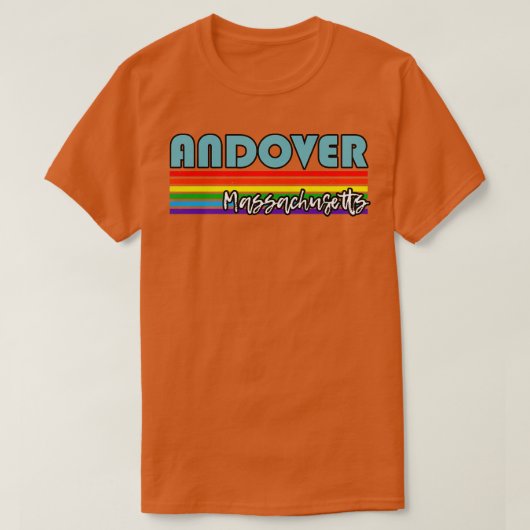 Andover MassachusettsプライドAndover LGBT Gift LGB Tシャツ (デザイン正面)
