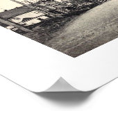 Andover NJ、ニュージャージー、Main St、ヴィンテージスタイル ポスター (角)