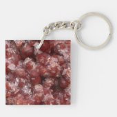 Andradite GarnetとCalciteクラスター キーホルダー (裏面)