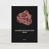 Andradite GarnetとCalcite Clusterの追加文字 カード (裏面)