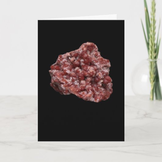 Andradite GarnetとCalcite Clusterの追加文字 カード (正面)