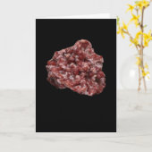 Andradite GarnetとCalcite Clusterの追加文字 カード (黄色い花)