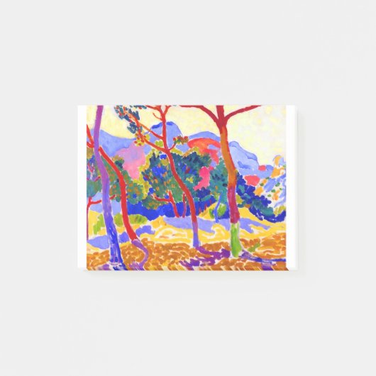Andre Derain Fauvist Landscape with Trees ポストイット (正面)