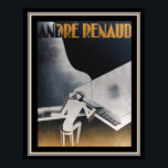 Andre Renaud Dual Pianos Deco Poster  16 x 20 ポスター<br><div class="desc">Unique 1929 Art Deco Poster of the Great Dual Piano Player Andre Renaud by Paul Colin</div>
