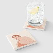 Andre the Giant ストーンコースター (横)