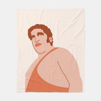 Andre the Giant フリースブランケット