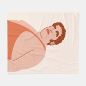 Andre the Giant フリースブランケット (正面(横))