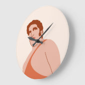 Andre the Giant ラージ壁時計 (傾斜)