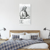 Andre Thevet'sのイラストレーション、Tertullian氏 キャンバスプリント (インサイチュ (寝室))