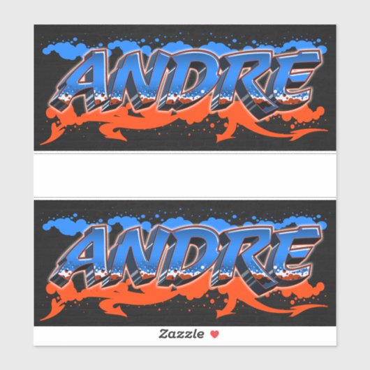 Andre Vorname Name Graffiti Aufkleber Sticker シール (シート)