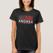 ANDREA AMERICAN FLAG  FOR ANDREA Tシャツ (正面)
