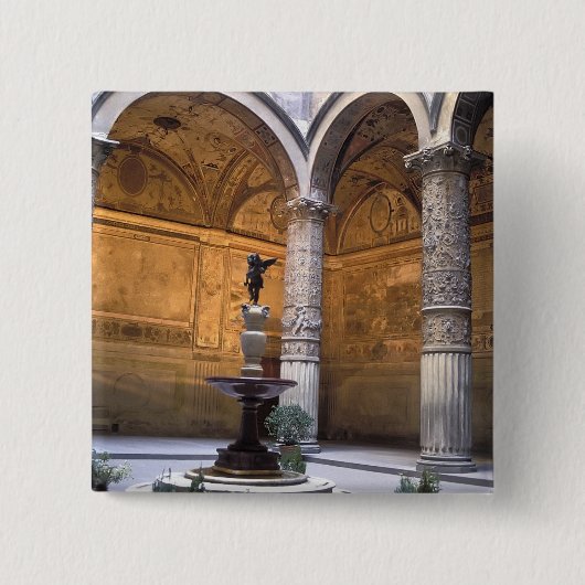 Andrea delのPuttoとDolphinのコピー 缶バッジ (正面)