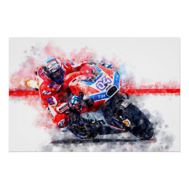 Andrea Dovizioso 04 ポスター