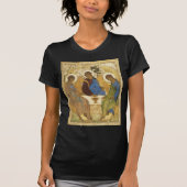 Andrei Rublevの画像的な三位一体の天使のアブラハムの聖書 Tシャツ (正面)