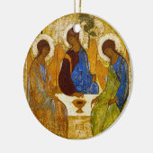 Andrei Rublev , “ Holy Trinity ” セラミックオーナメント (左)