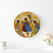 Andrei Rublev , “ Holy Trinity ” ラージ壁時計 (ホーム)