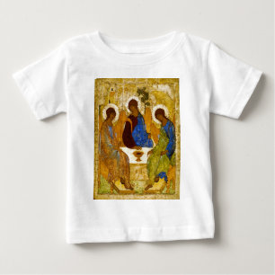 Andrei Rublev, icon of the Trinity ベビーTシャツ