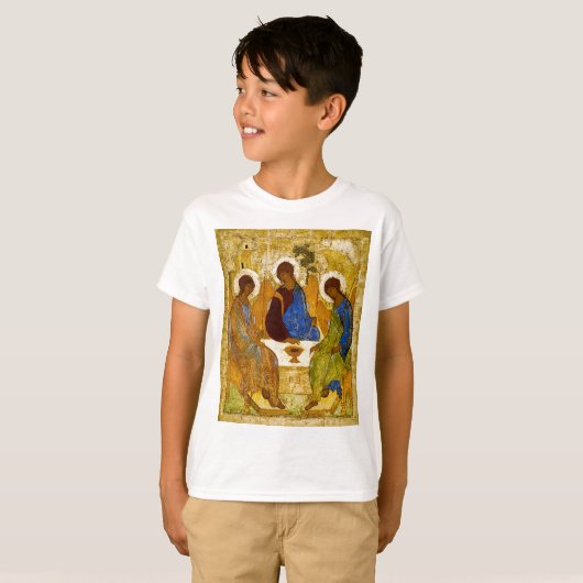 Andrei Rublev, icon of the Trinity Tシャツ (正面フル)
