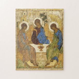 Andrei Rublev Iconic Trinity Angels Abraham Bible ジグソーパズル