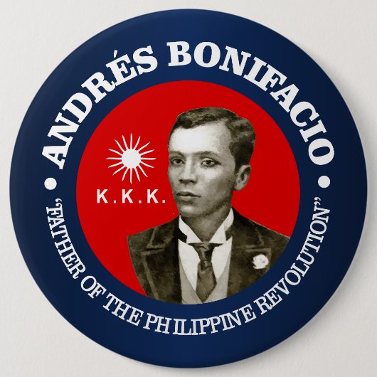 Andres Bonifacio 缶バッジ (正面)
