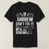 ANDREWギフト名Itおもしろい誕生日パーソナライズされた Tシャツ (デザイン正面)