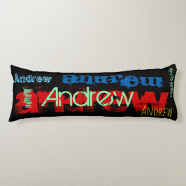 Andrew繰り返し名(6文字抱き枕2) ボディピロー