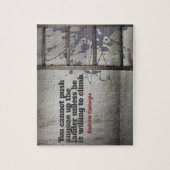 Andrew Carnegie感動的引用文「Push up」 ジグソーパズル (縦)