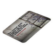 Andrew Carnegie感動的引用文「Push up」 マグネット (左側)