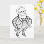 「Andrew Carnegie」グリーティングカード カード (黄色い花)