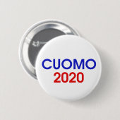 Andrew Cuomo 2020大統領用ボタン 缶バッジ (正面&裏面)