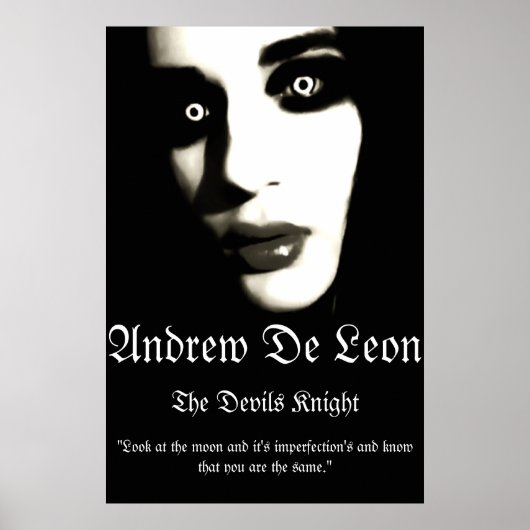 Andrew De Leon - Official Devils Knight Poster ポスター (正面)