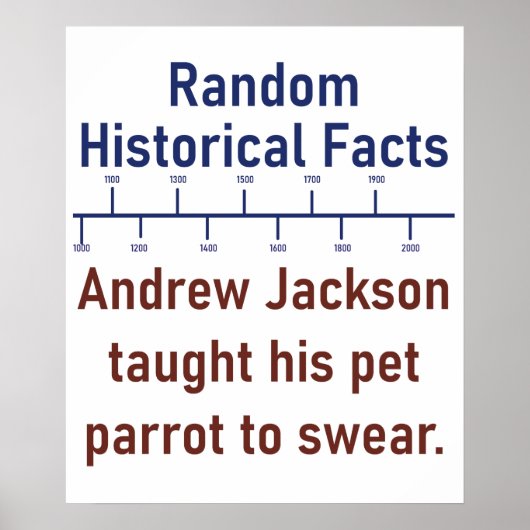 Andrew Jackson教えが誓うオウム – Hito ポスター (正面)