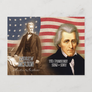 Andrew Jackson氏(米国の第7代大統領) ポストカード