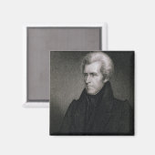 Andrew Jackson版木、銅版、版画 マグネット (正面/裏面)