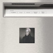 Andrew Jackson版木、銅版、版画 マグネット (インサイチュ (食洗機))