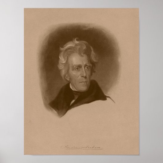 Andrew Jackson社長 – アメリカ史 ポスター (正面)