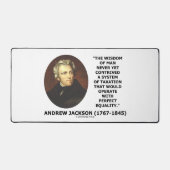 Andrew Jackson Wisdom Contrive課税の平等 デスクマット (正面)