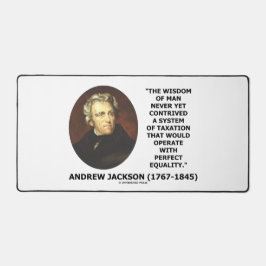 Andrew Jackson Wisdom Contrive課税の平等 デスクマット