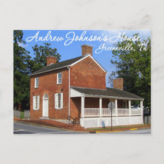 Andrew Johnson's Home – グリーンビル， TN ポストカード