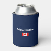 Andrew Scheer Nation Conservative Canada Flag Dark 缶クーラー (缶正面)