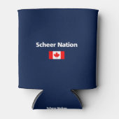 Andrew Scheer Nation Conservative Canada Flag Dark 缶クーラー (正面)