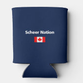 Andrew Scheer Nation Conservative Canada Flag Dark 缶クーラー (裏面)