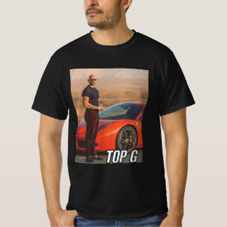 Andrew Tate "トップG" Tシャツ