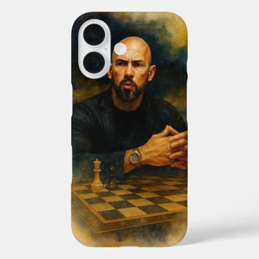 Andrew Tate Barely There Apple iPhone 16 カバー (裏面)